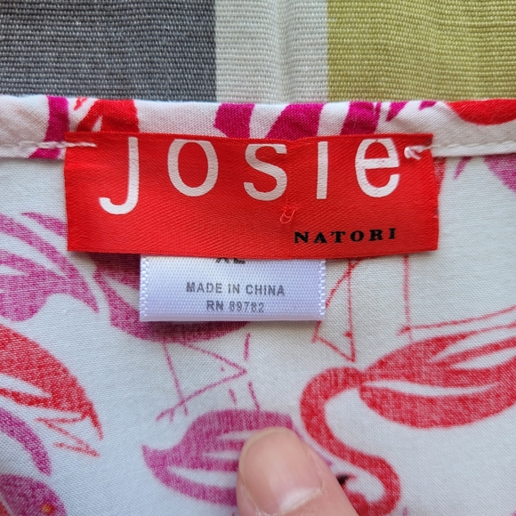 Josie Natori Flamenco Sleepshirt, VGUC, Size XL - Picture 7 of 9